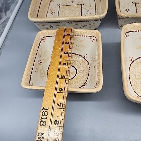 Temptations Old World Brown Set 2 Baking Dishes & 2 Bowls - Picture 9 of 11